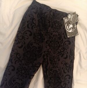 Killstar Bloodlust Velvet Burnout Jeans NWT | Textured Statement Pants